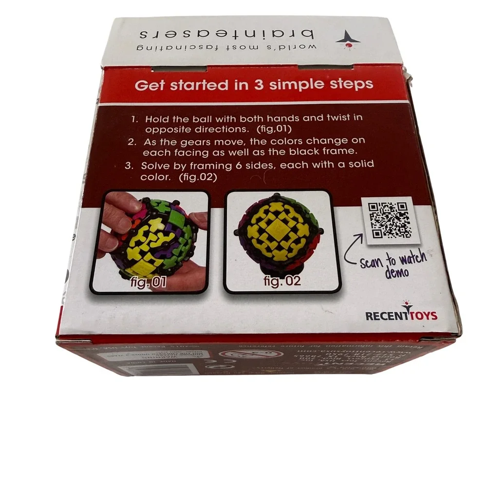 Gear Ball Puzzle Meffert's Oskar van Deventer Brain Teaser w/ Box‎
